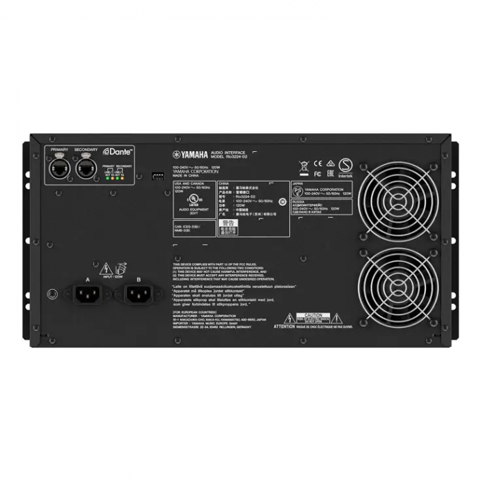 AVLFX - Yamaha RIO3224-D2 32x24 Dante Digital Stagebox with Dante