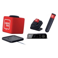 catchbox_plus_system_with_4_channel_hub_dsp_receiver_1_cube_1_clip_1_stick_incl_chargers_standard_-_red