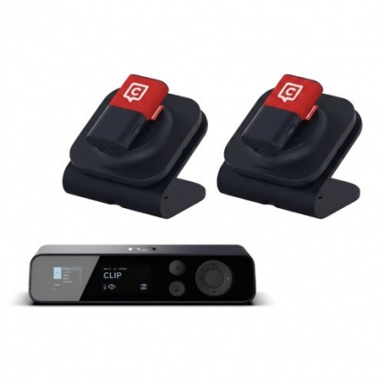 catchbox_plus_system_with_2_channel_hub_dsp_receiver_2_clip_incl_chargers_standard_-_red