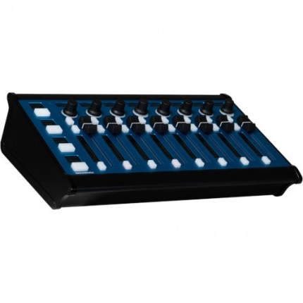 skaarhoj_wave_board_w_blue_pill_inside_-_slim_enclosure_black
