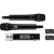 Sennheiser EW-DX 835-S SET Dual-Channel Digital Wireless System with Two Handheld Mics & MMD 835 Capsules