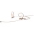 DPA Microphones CORE 4166 Slim Omni Flex Headset Mic, 110mm Boom with MicroDot (Beige)