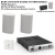 Outdoor sound system bundle with 2 Bose FS2SE + IZA190-HZ Amplifier
