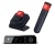 Catchbox Plus System with 2 channel Hub DSP receiver 1 Clip 1 Stick incl chargers, Standard - Red