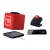 Catchbox Plus System with 2 channel Hub DSP receiver with Networking and DANTE 1 Cube 1 Clip incl chargers, Standard - Red