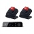 Catchbox Plus System with 2 channel Hub DSP receiver with Networking and DANTE 2 Clip incl chargers, Standard - Red