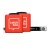 Catchbox Plus System with 2 channel Hub DSP receiver with Networking and DANTE 2 Cube incl chargers, Standard - Red