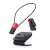 Catchbox Plus System with 2 channel Hub DSP receiver 1 Clip incl chargers, Standard - Red