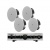 Budget Sound System Bundle 2 (1-Zone) with 4-Ceiling Speakers and a Mixer Amplifier