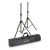 Gravity - SS 5212 B SET 1 Speaker Stand Set of 2 Speaker Stands, Steel, with carrying Bag