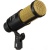 Heil Sound PR 40 Dynamic Cardioid Front-Address Studio Microphone (Black with Gold)