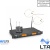 LD Systems WS 1000 G2 BPHH2 Wireless Microphone System with 2 x Belt Pack and 2 x Headset beige-coloured