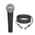Shure SM58 LC Dynamic Vocal Microphone with 5M Klotz Cable Bundle
