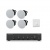 Cafe sound system with 4 Yamaha VXC4W + CMA1201 Mixer Amplifier